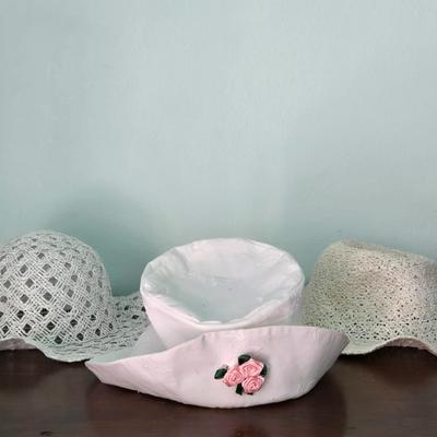 White Children's Hats