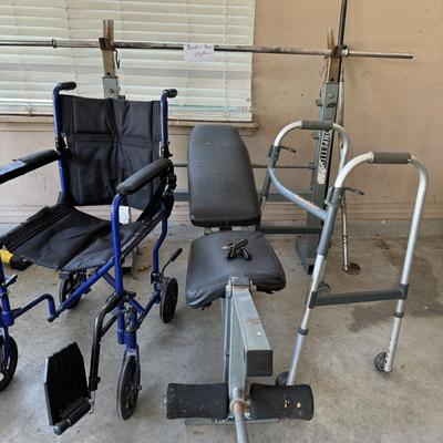 Weight bench lot