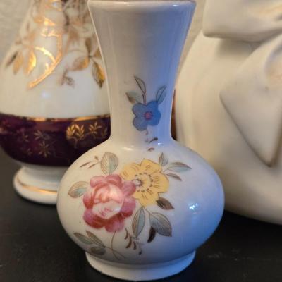 (4) Small Porcelain Vases
