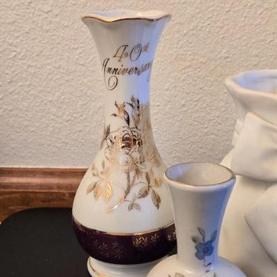 (4) Small Porcelain Vases