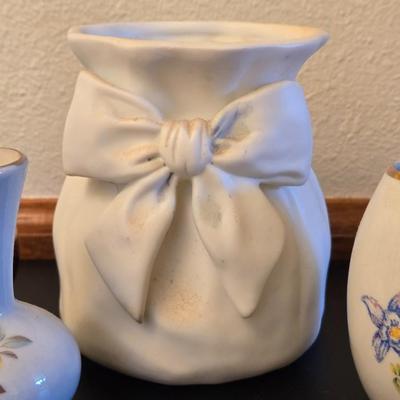 (4) Small Porcelain Vases