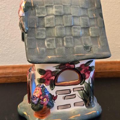 Porcelain Candle Holder House
