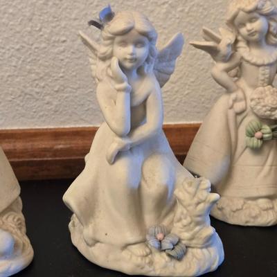 (4) Porcelain Angels