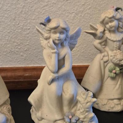 (4) Porcelain Angels