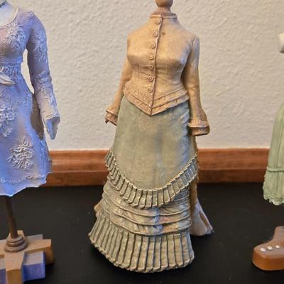 (3) Resin Dress Forms Deco