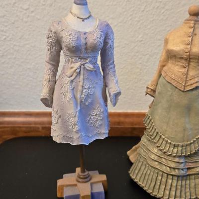 (3) Resin Dress Forms Deco