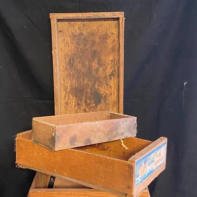 Vintage Wooden Boxes