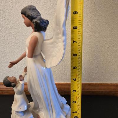 Angel and Child Porcelain Deco