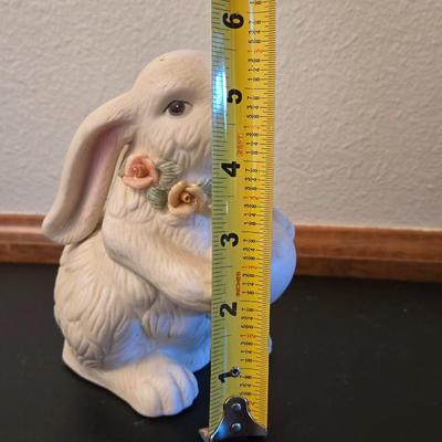Porcelain Bunny Deco