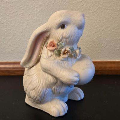 Porcelain Bunny Deco