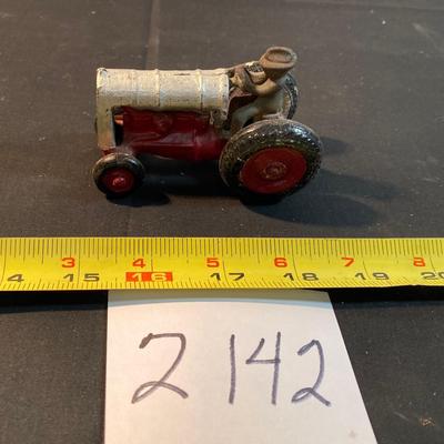 Vintage Cast Iron Toy Tractor