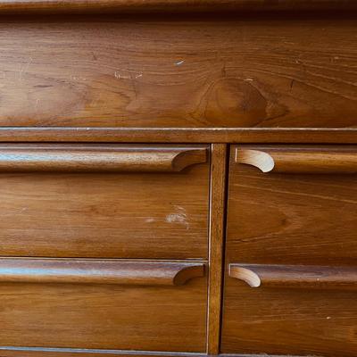 MCM Danish Teak Roll Top Desk