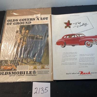 Vintage Car Cards