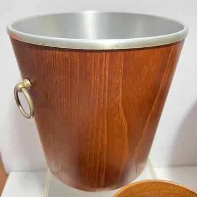 MCM Teak Lot - Sewex Sweden Ice Bucket, Snack Bowls, Salad Serving Set