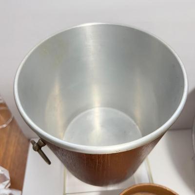 MCM Teak Lot - Sewex Sweden Ice Bucket, Snack Bowls, Salad Serving Set