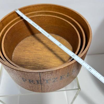 MCM Teak Lot - Sewex Sweden Ice Bucket, Snack Bowls, Salad Serving Set