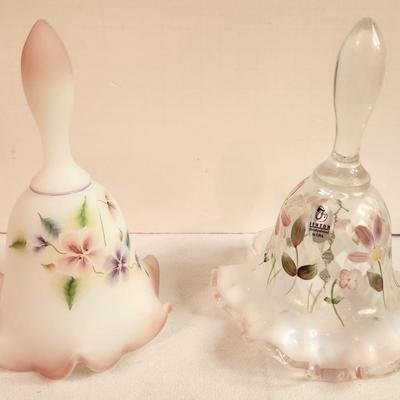 Lot #251 Lot of 2 Fenton Art Glass Bells