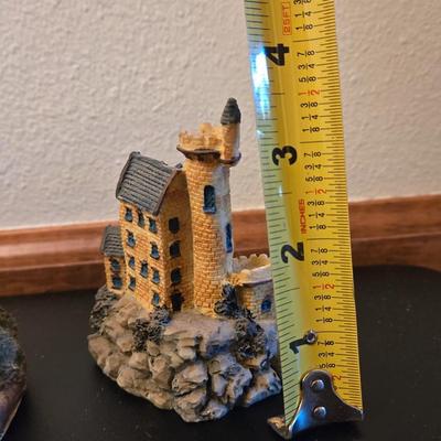 Resin Church and Sandcastle Deco