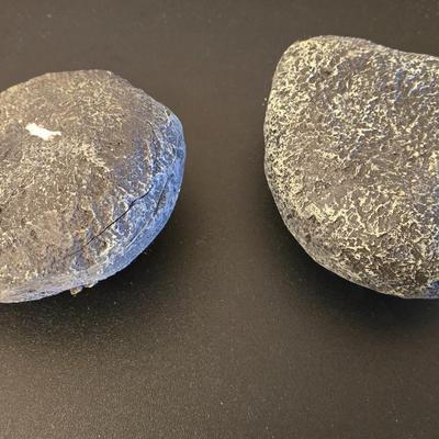 (2) Faux Rocks