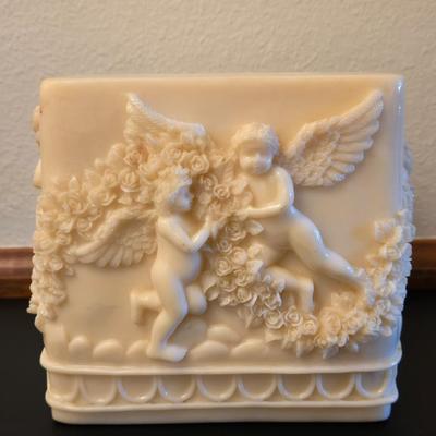 Plastic Angel Kleenex Box Cover