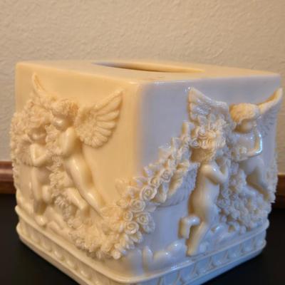 Plastic Angel Kleenex Box Cover