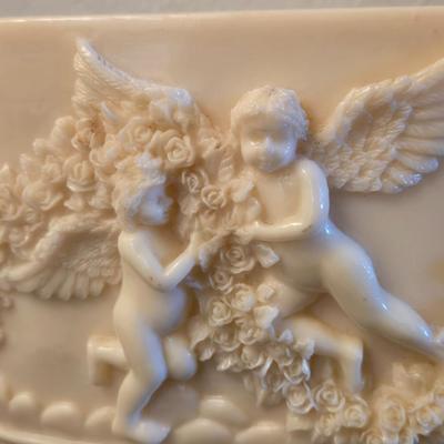 Plastic Angel Kleenex Box Cover