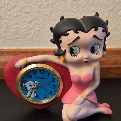 Betty Boop Small Clock Deco