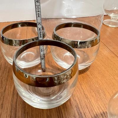 Vintage Glass Barware Lot