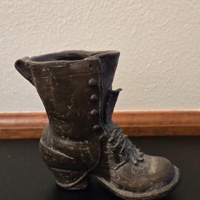 Cast Iron Boot Deco