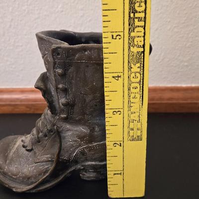 Cast Iron Boot Deco
