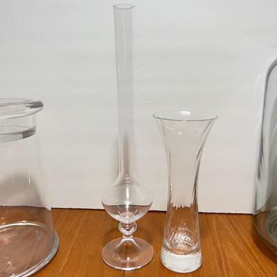 Vintage MCM Decorative Glass Crystal Lot- Libbey, Art Vannes,