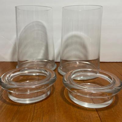 Vintage MCM Decorative Glass Crystal Lot- Libbey, Art Vannes,