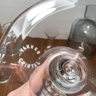 Vintage MCM Decorative Glass Crystal Lot- Libbey, Art Vannes,