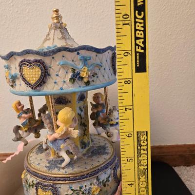 Carousel Music Box with Removable Base