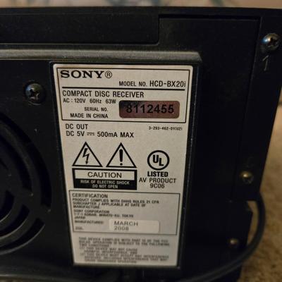 Sony MP3 Player with 2 Speakers