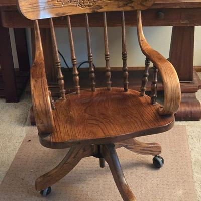 Wood Office Desk Chair