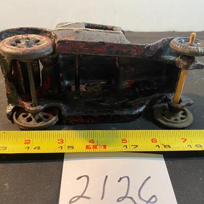 Vintage Cast Iron Coupe with Rumble Seat