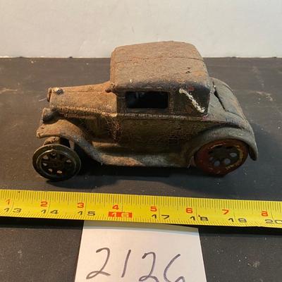 Vintage Cast Iron Coupe with Rumble Seat