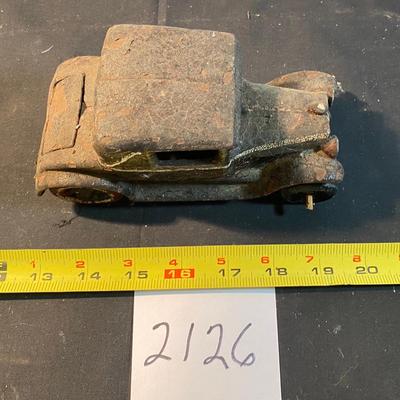 Vintage Cast Iron Coupe with Rumble Seat