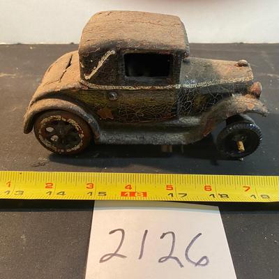 Vintage Cast Iron Coupe with Rumble Seat
