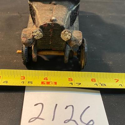 Vintage Cast Iron Coupe with Rumble Seat