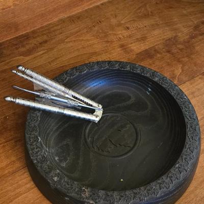 Nut Bowl and Nut Cracker & Picks