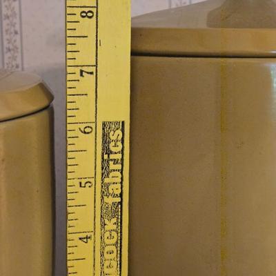 Mid Century Metal Cannister Set