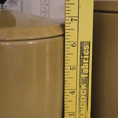 Mid Century Metal Cannister Set