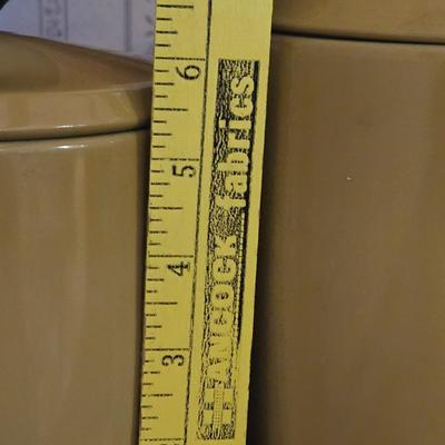 Mid Century Metal Cannister Set