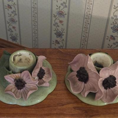 Porcelain Candleholders (2)