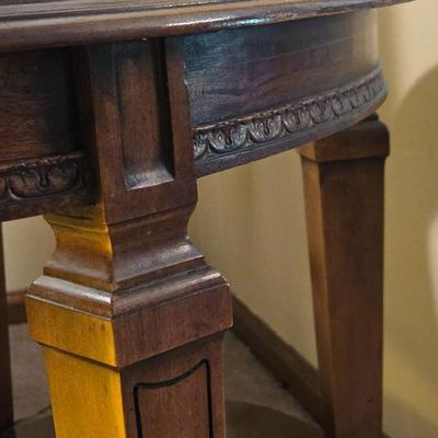 Glass Top Side Table