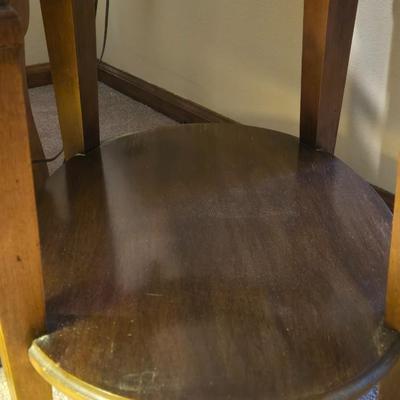 Glass Top Side Table