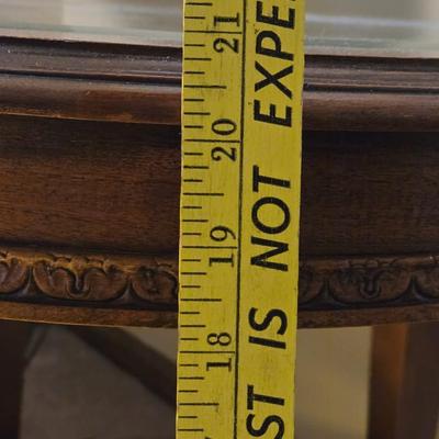 Glass Top Side Table