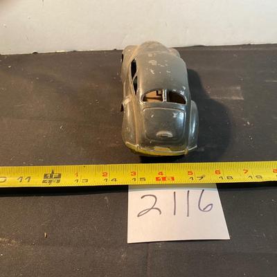 Vintage Cast Aluminium Wind Up Car